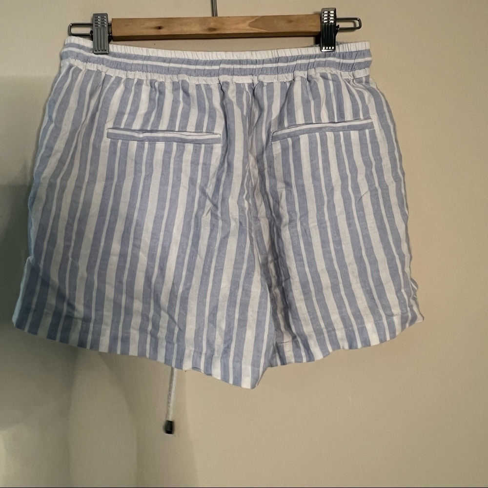 Rails Brea Holland Stripe Linen Blend Shorts Size… - image 6